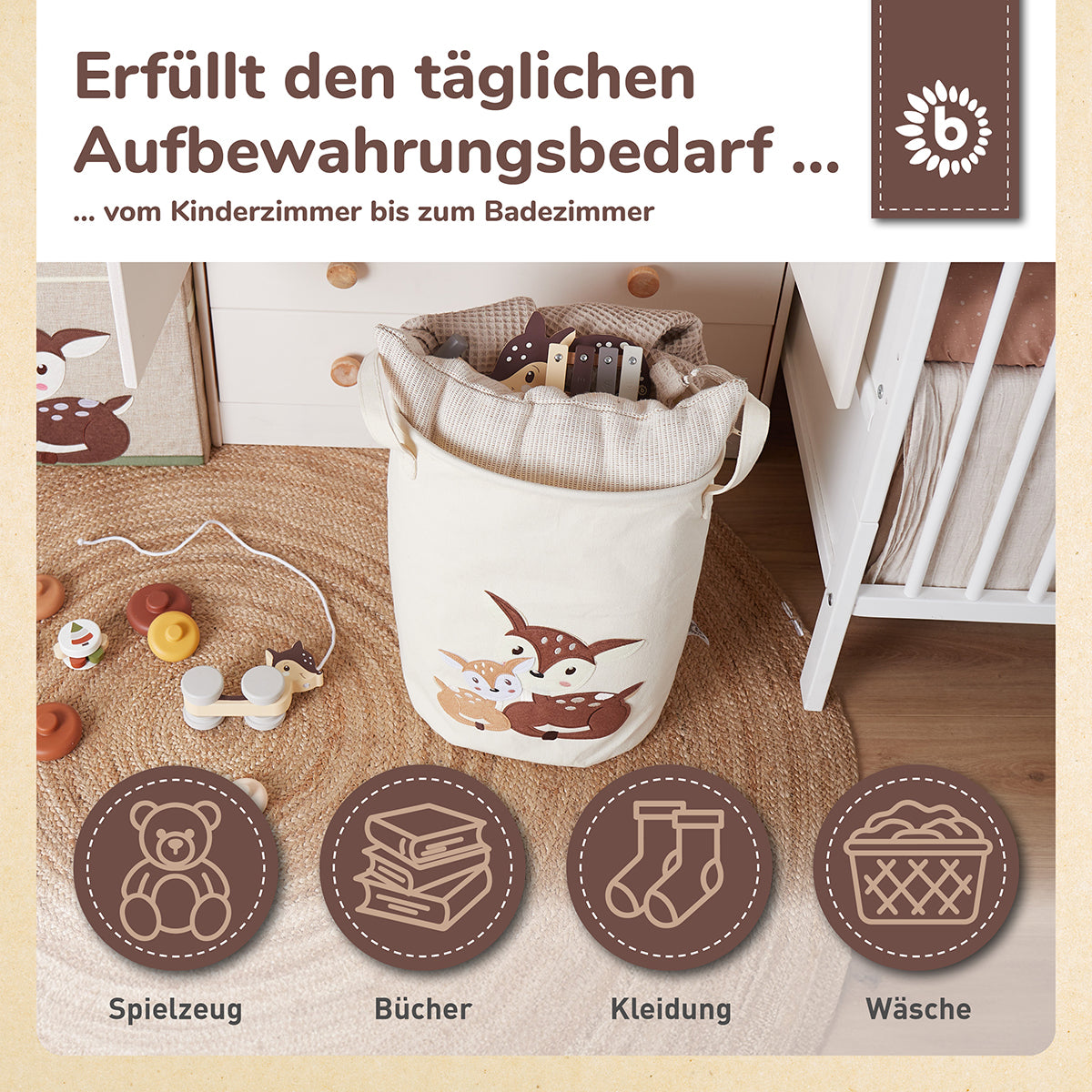 Panier de rangement faons