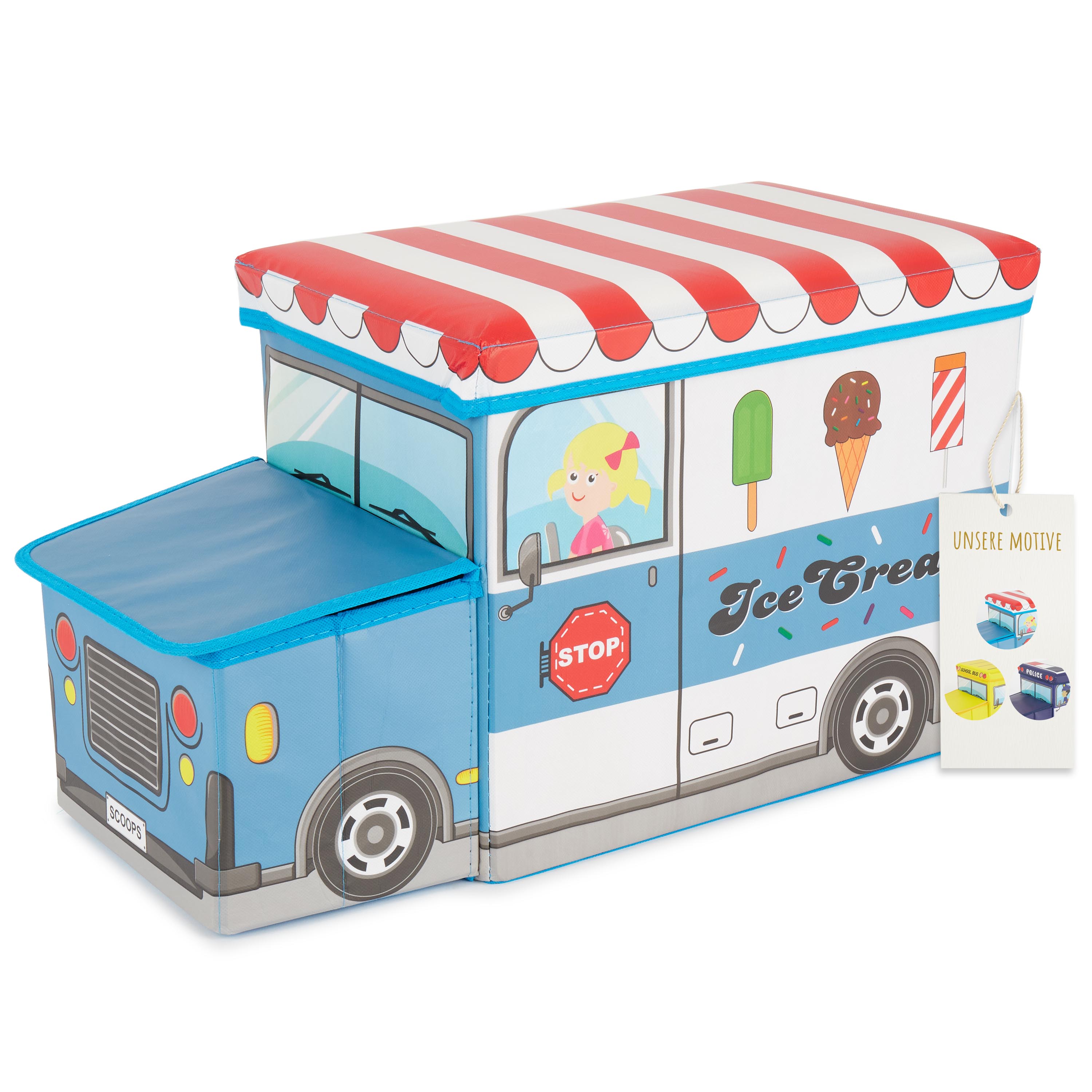 2in1 Staubox & Sitzbank Icecream
