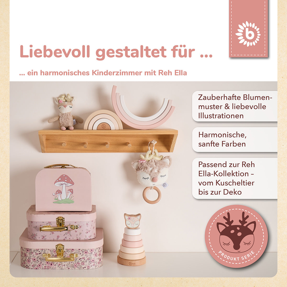 Set di 3 valigette Ella Dreamy Flowers