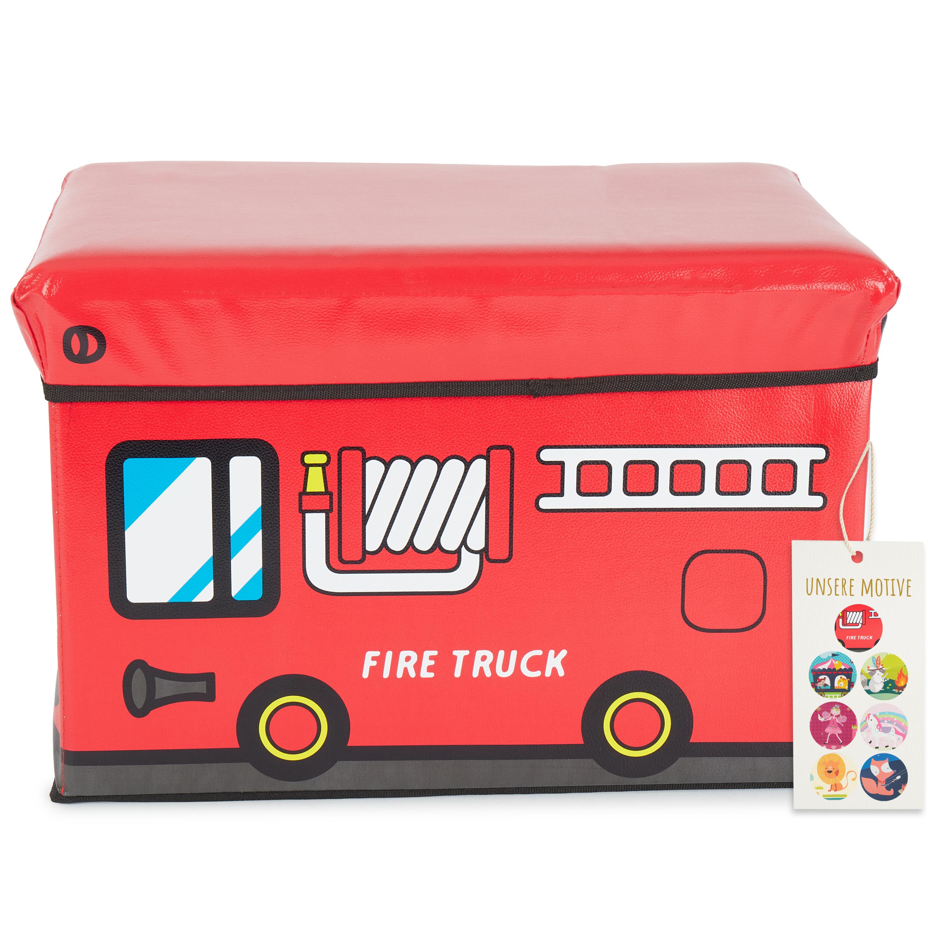 2in1 Staubox & Sitzbank Feuerwehr