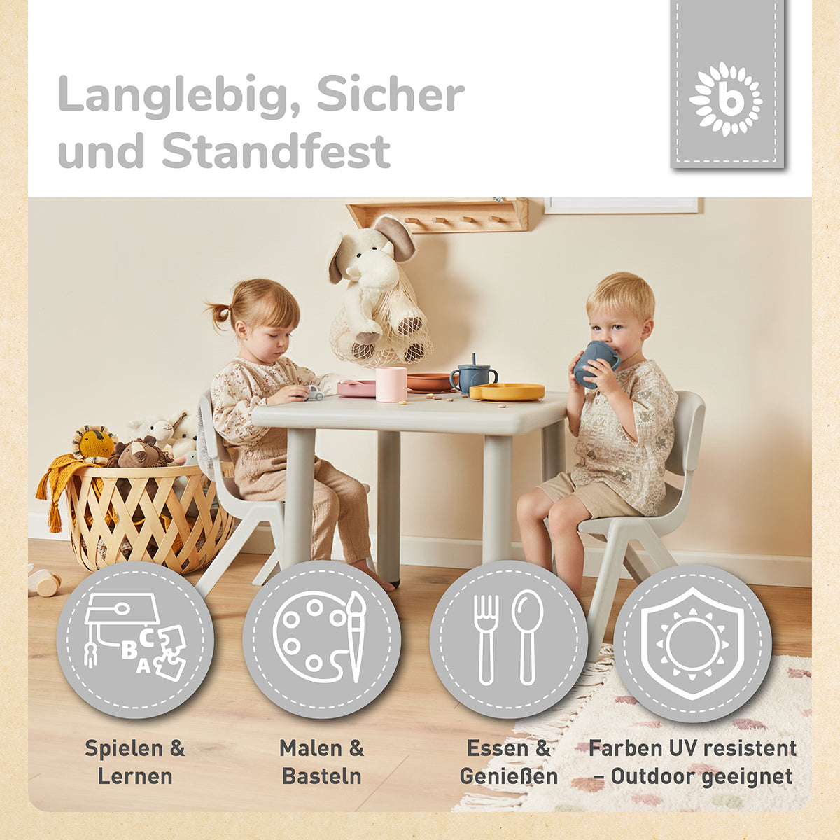 Kinderstuhl silver
