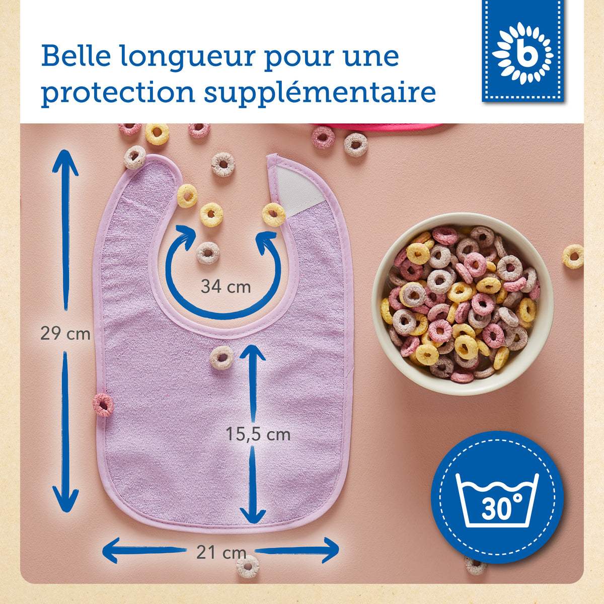 10er Set Lätzchen Unicorn - FR Infographic