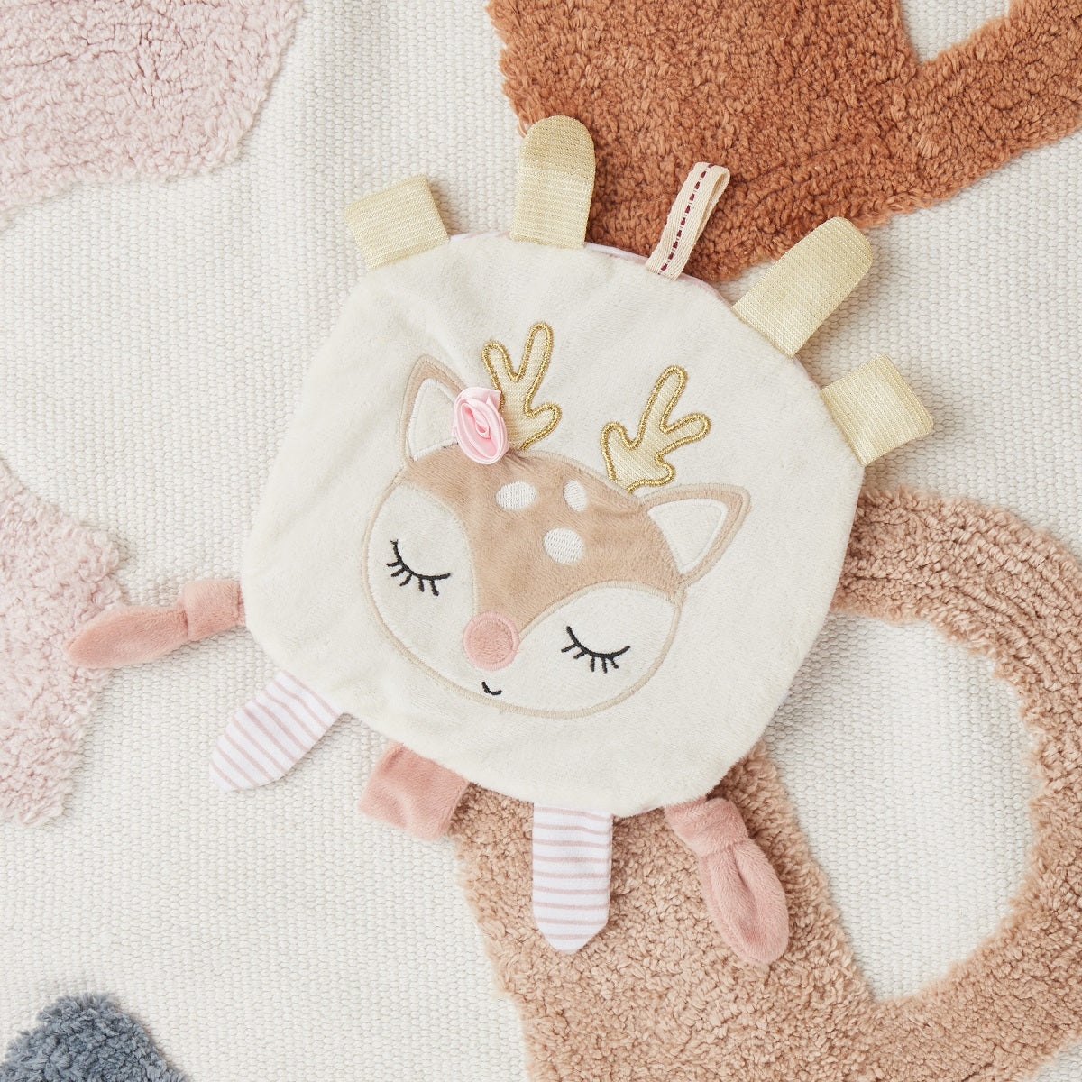 Doudou froissé faon Ella