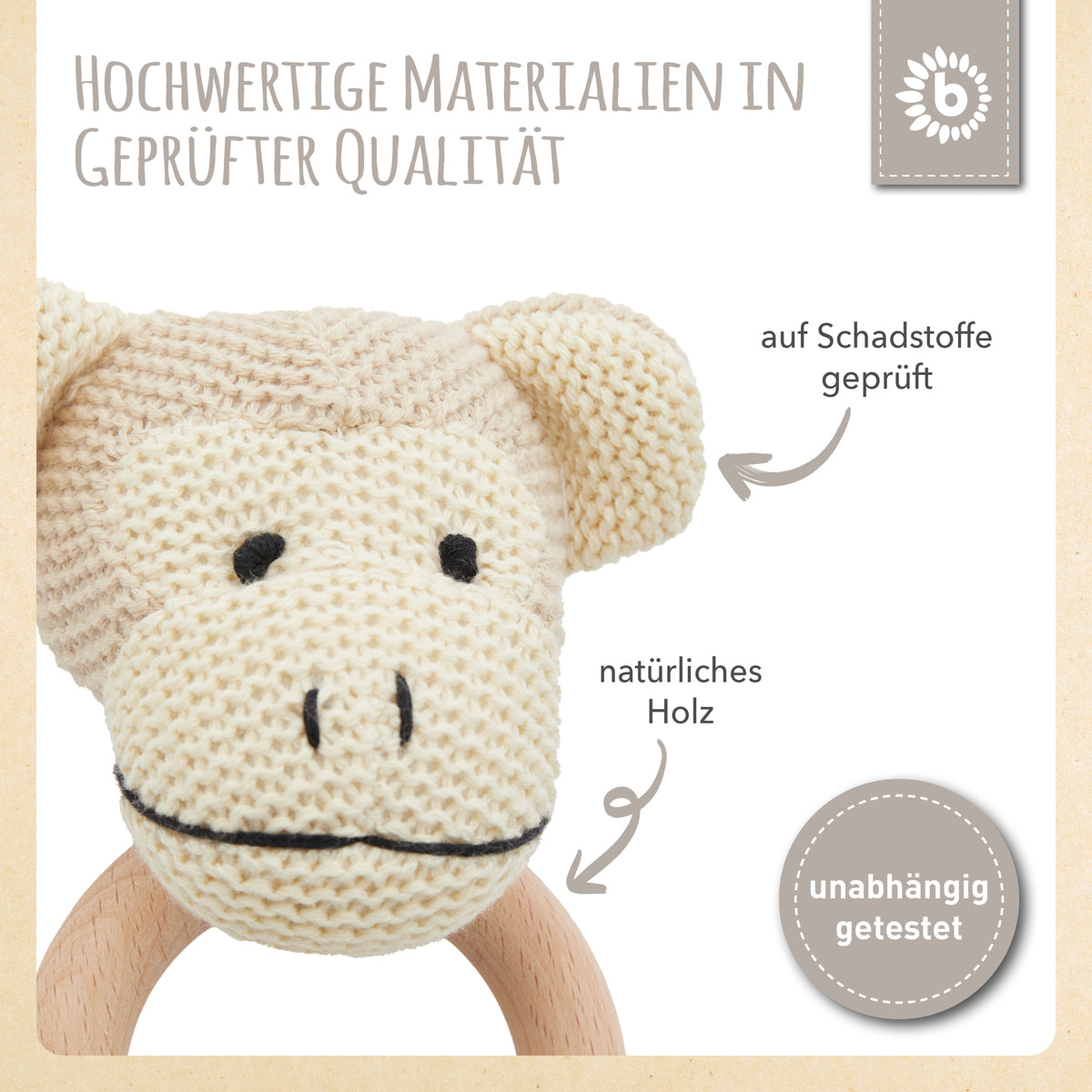 Anello da presa scimmia con sonaglio