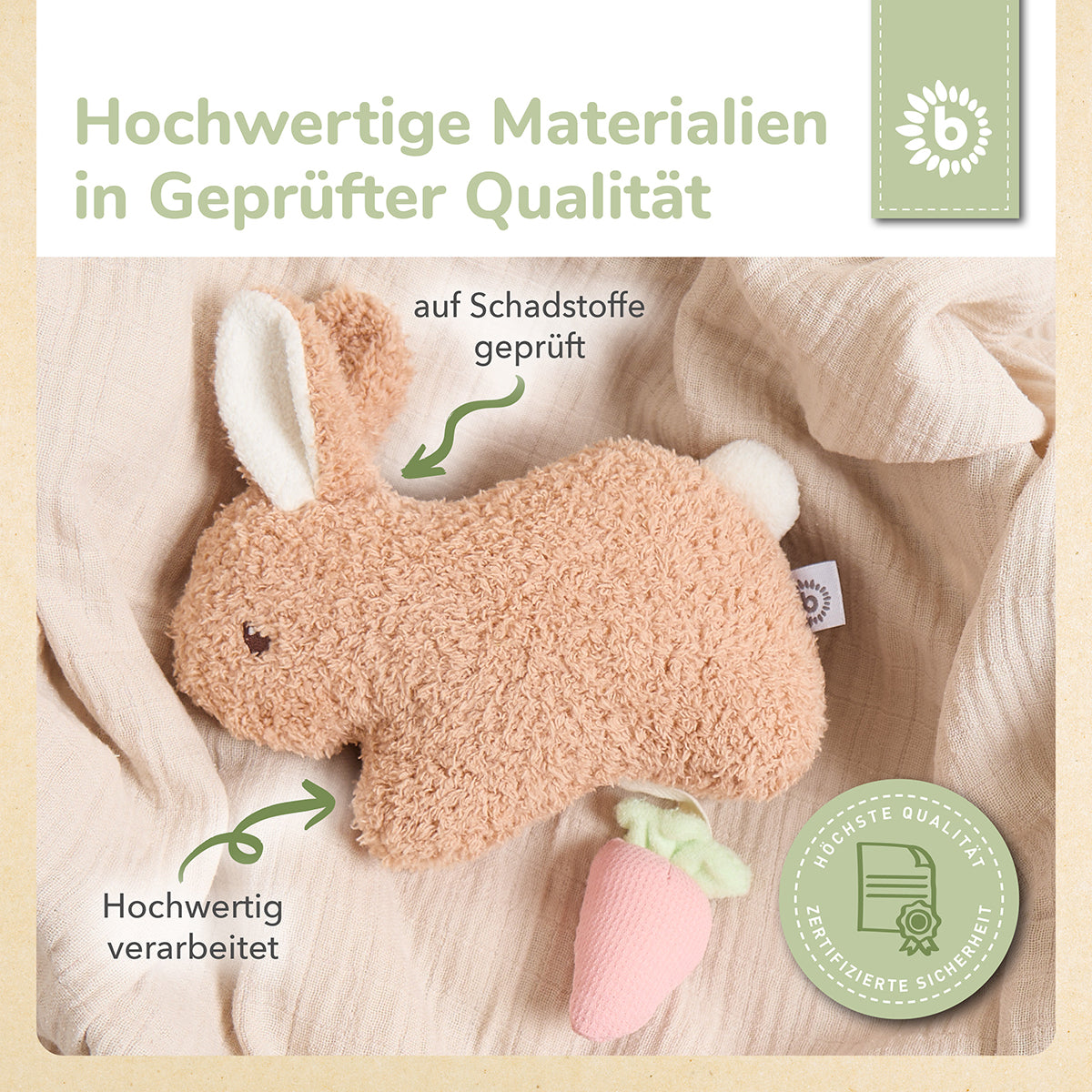 CONIGLIETTO DI PELUCHE FINE