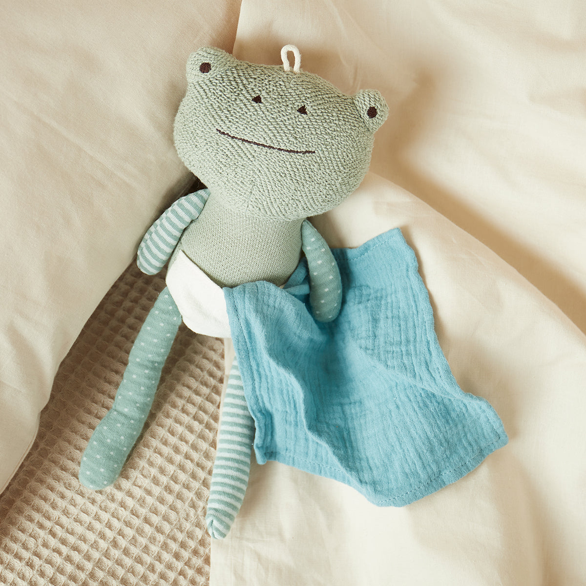 Peluche rana con doudou