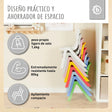 1x Kindertisch & 4x Kinderstuhl Silver - ES Infographic