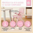 1x Kindertisch Silver & 4x Kinderstuhl Dreamy Rose - ES Infographic