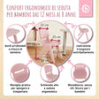 1x Kindertisch Silver & 4x Kinderstuhl Dreamy Rose - IT Infographic