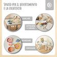 1x Kindertisch Silver & 2x Kinderstuhl Dreamy Rose - IT Infographic