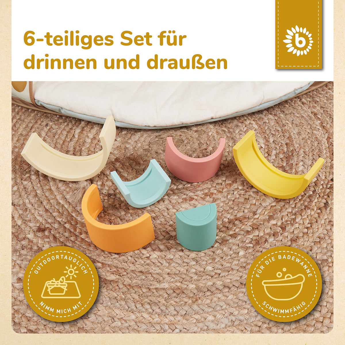 Arcobaleno in silicone Tropical Vibes