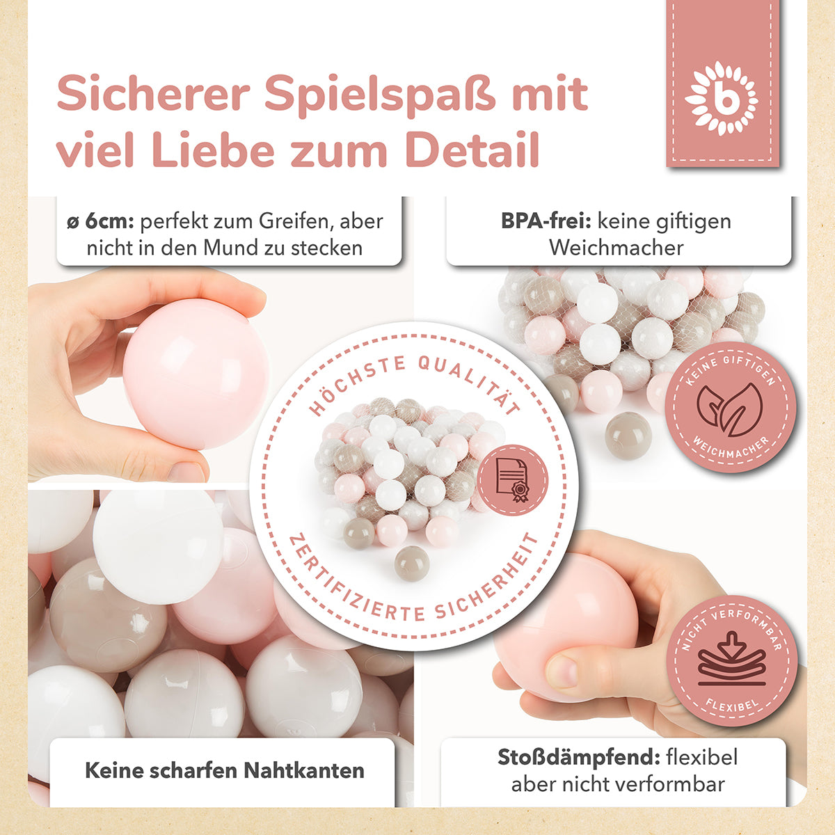 Palline Cotton 100 pezzi