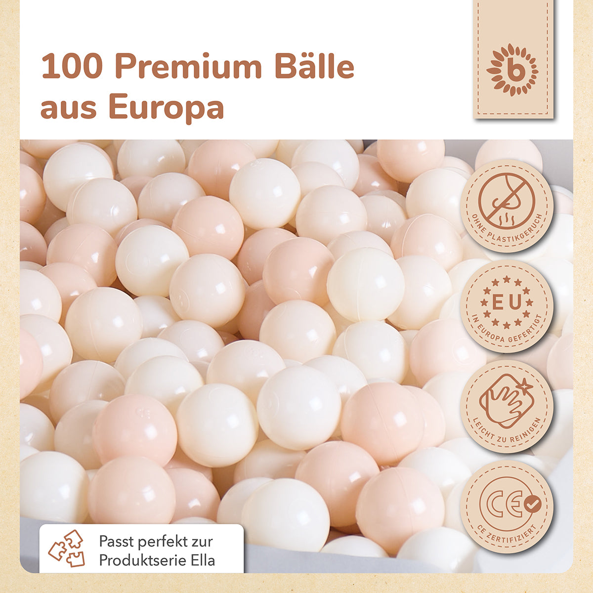 Palline Vintage Flowers 100 pezzi