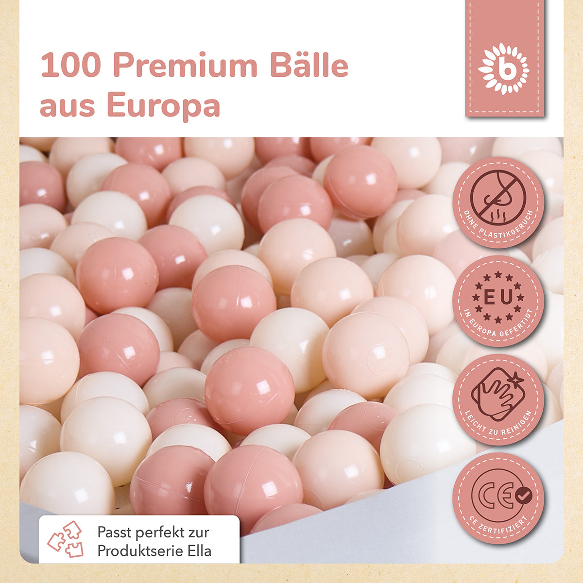 Palline Dreamy Flowers 100 pezzi