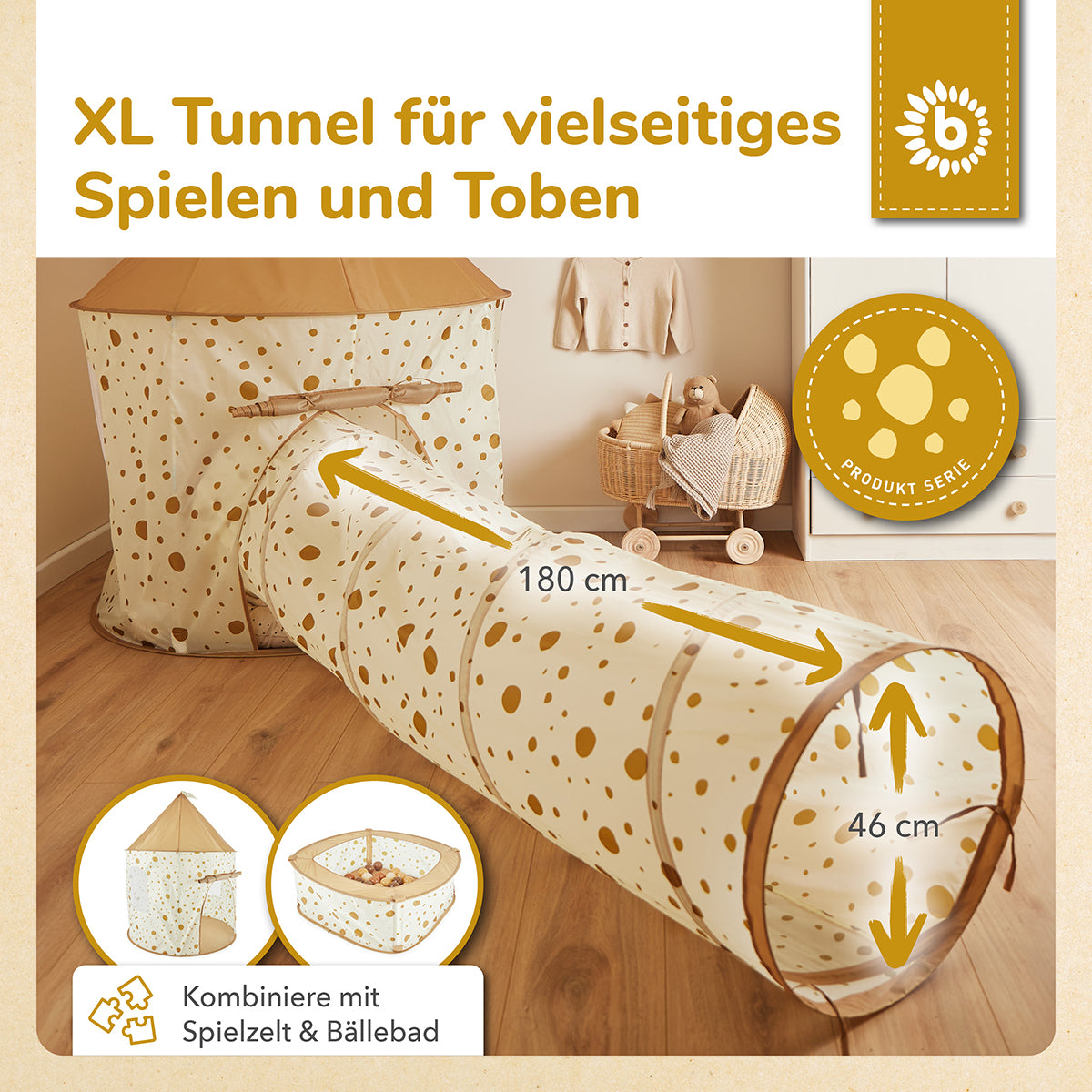 Tunnel de jeu pop-up Dots