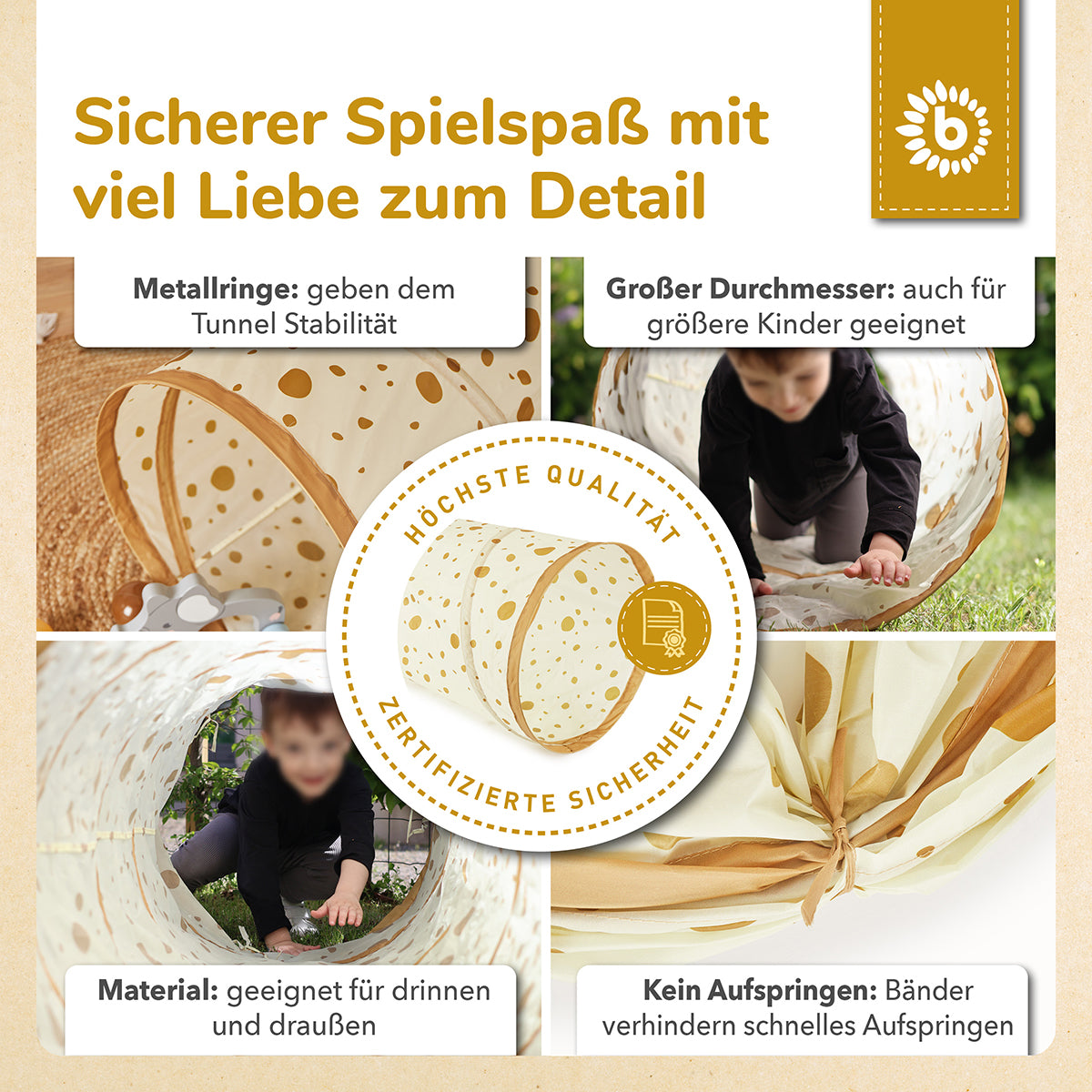 Tunnel de jeu pop-up Dots