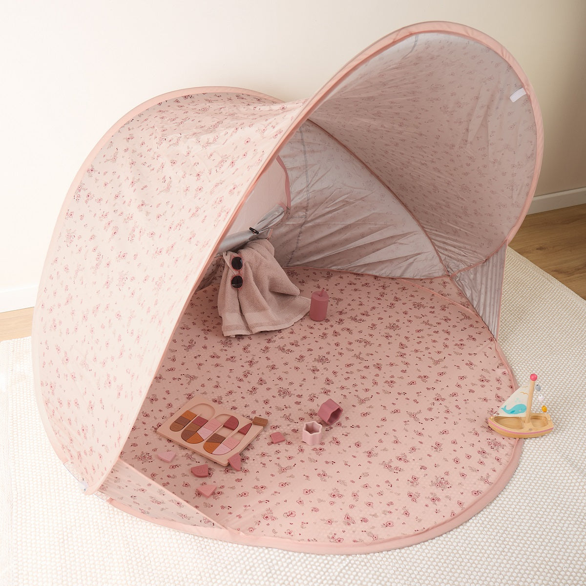 TENTE DE PLAGE POP UP DREAMY FLOWERS