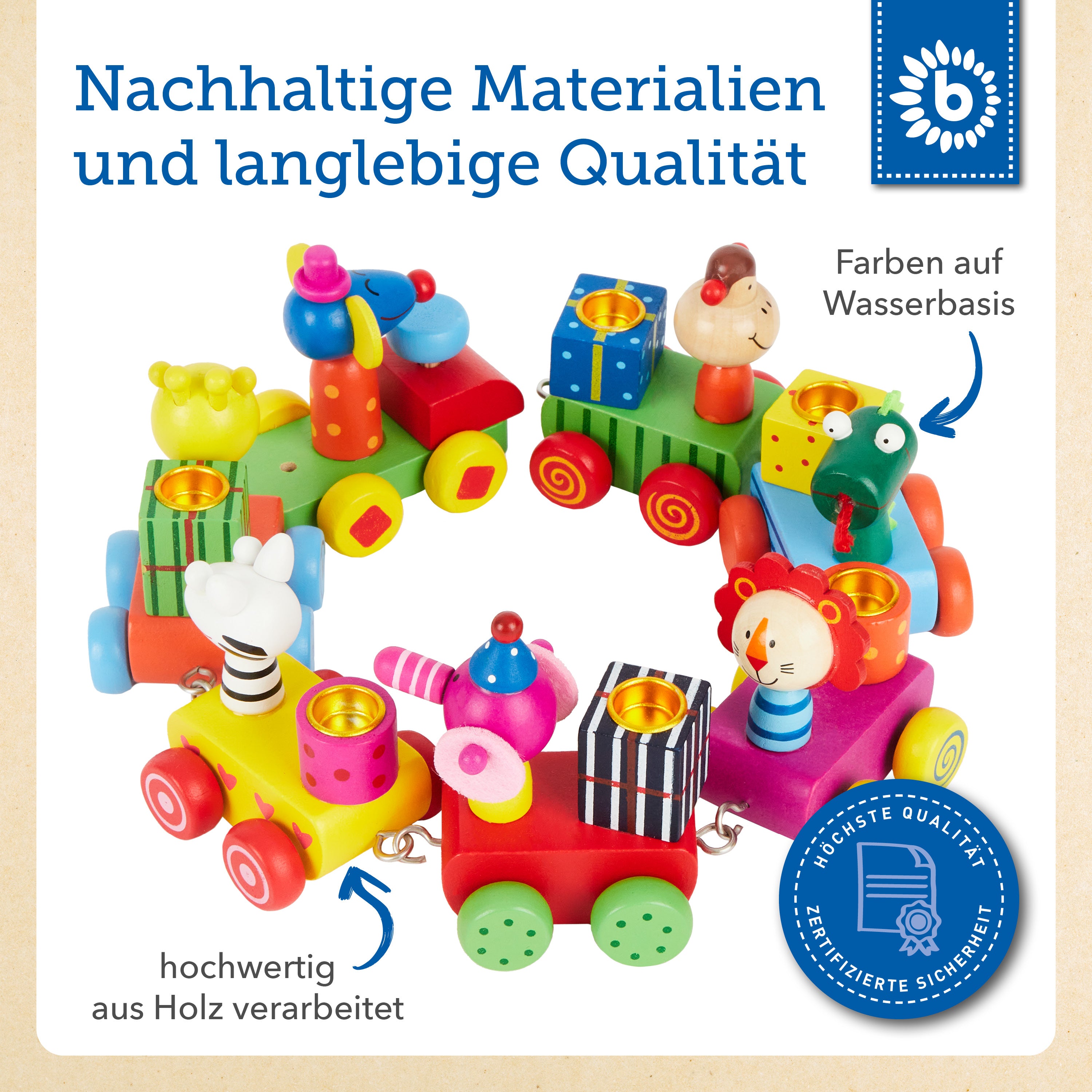 Train d'anniversaire Safari