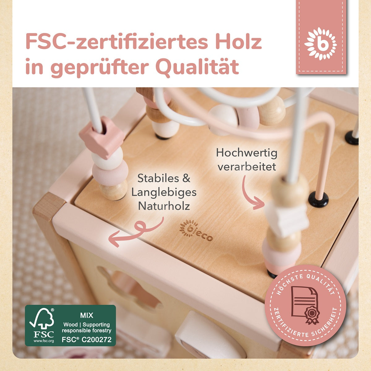 CUBO DELLE ATTIVITÀ CERBIATTA ELLA FSC®