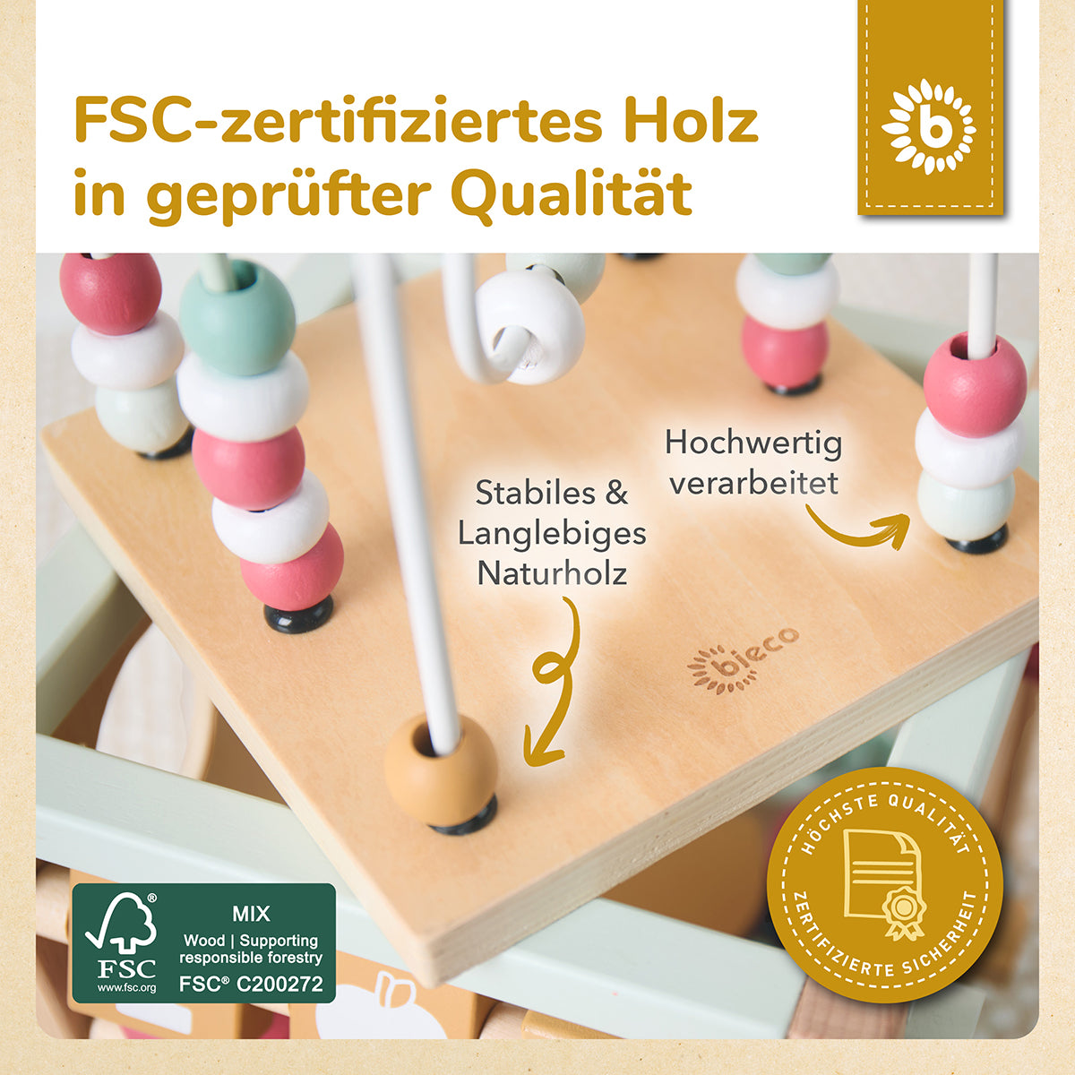 CUBO DELLE ATTIVITÀ BERRY XXL FSC®