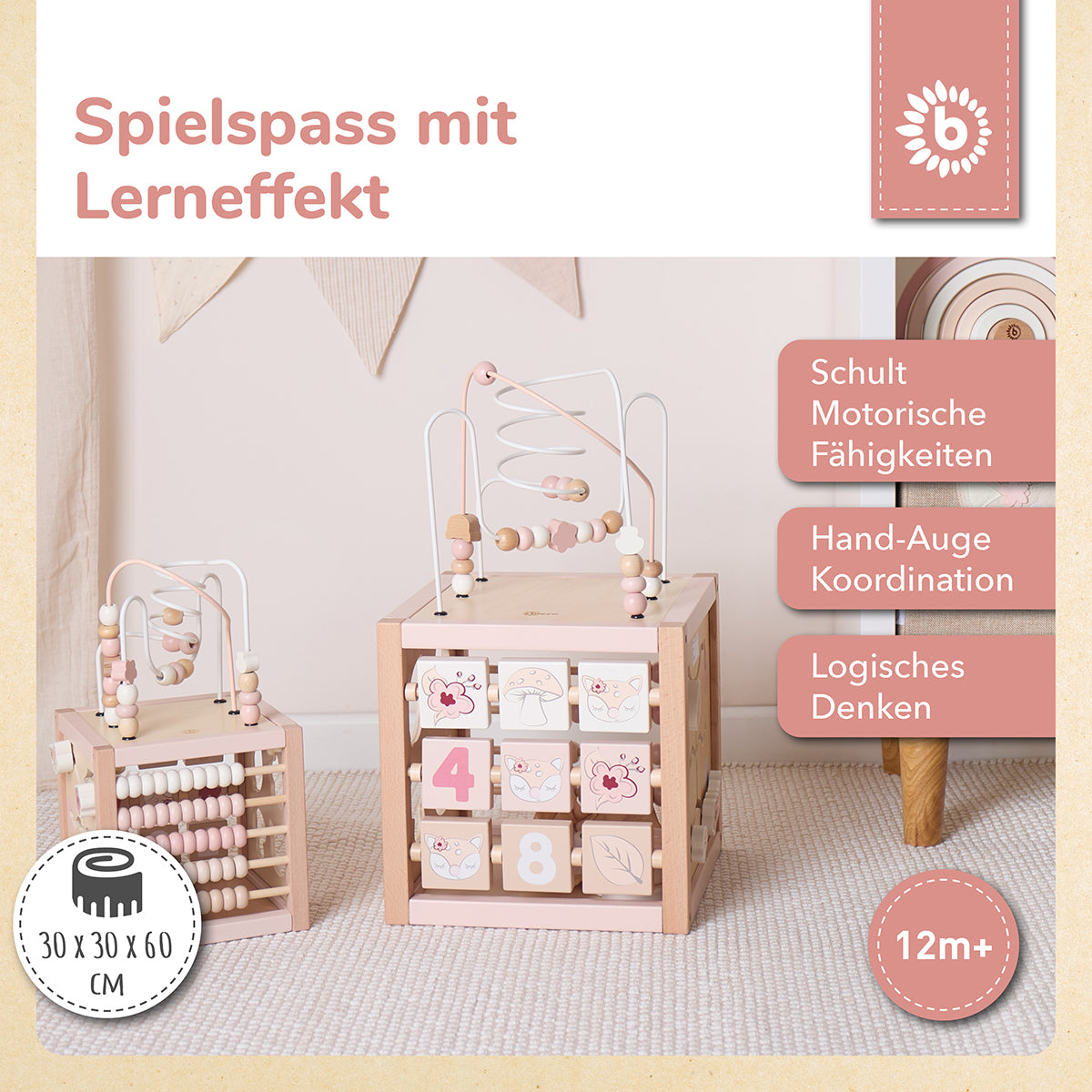 CUBO DELLE ATTIVITÀ CERBIATTA ELLA XXL FSC®