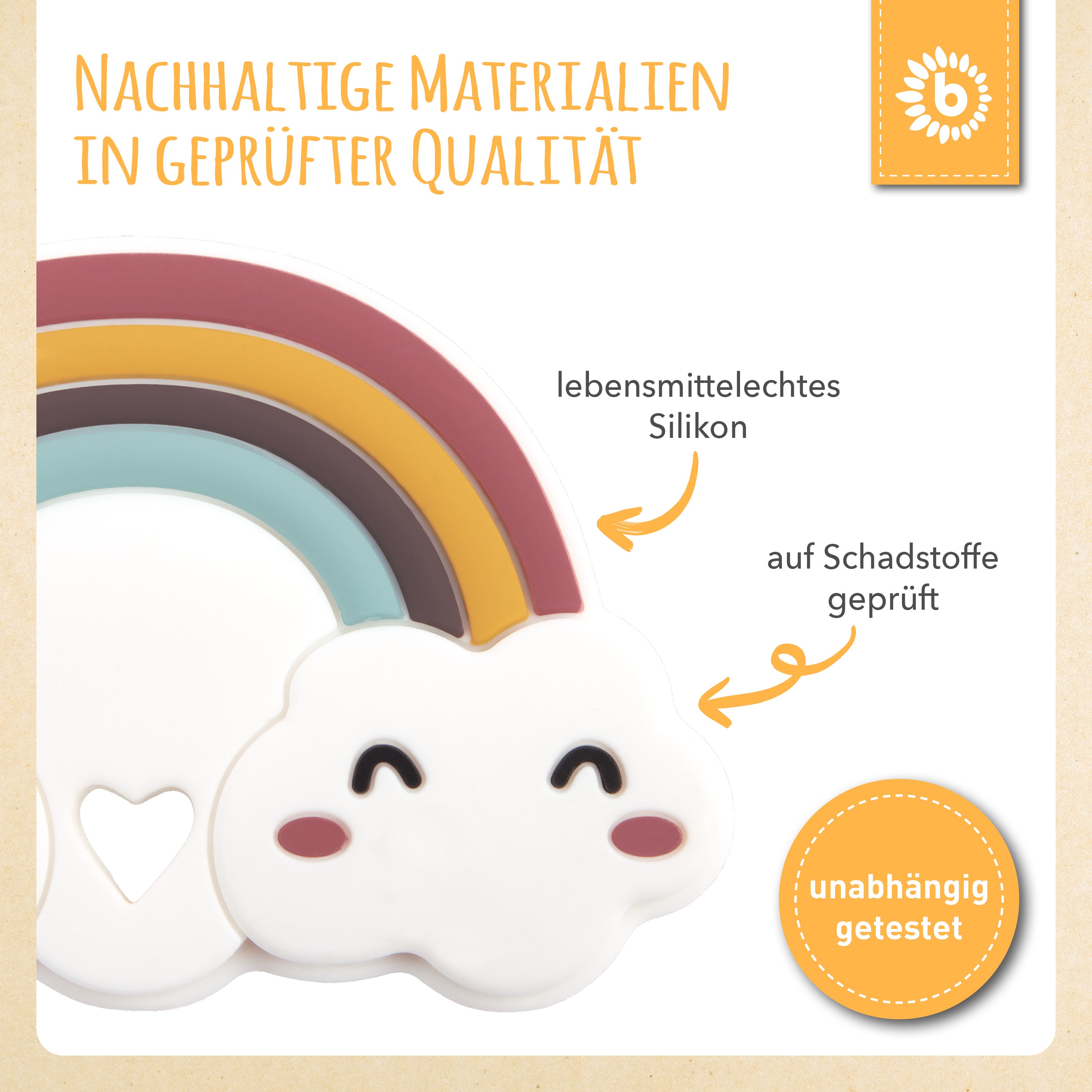 Anello da dentizione Nuvoletta in silicone