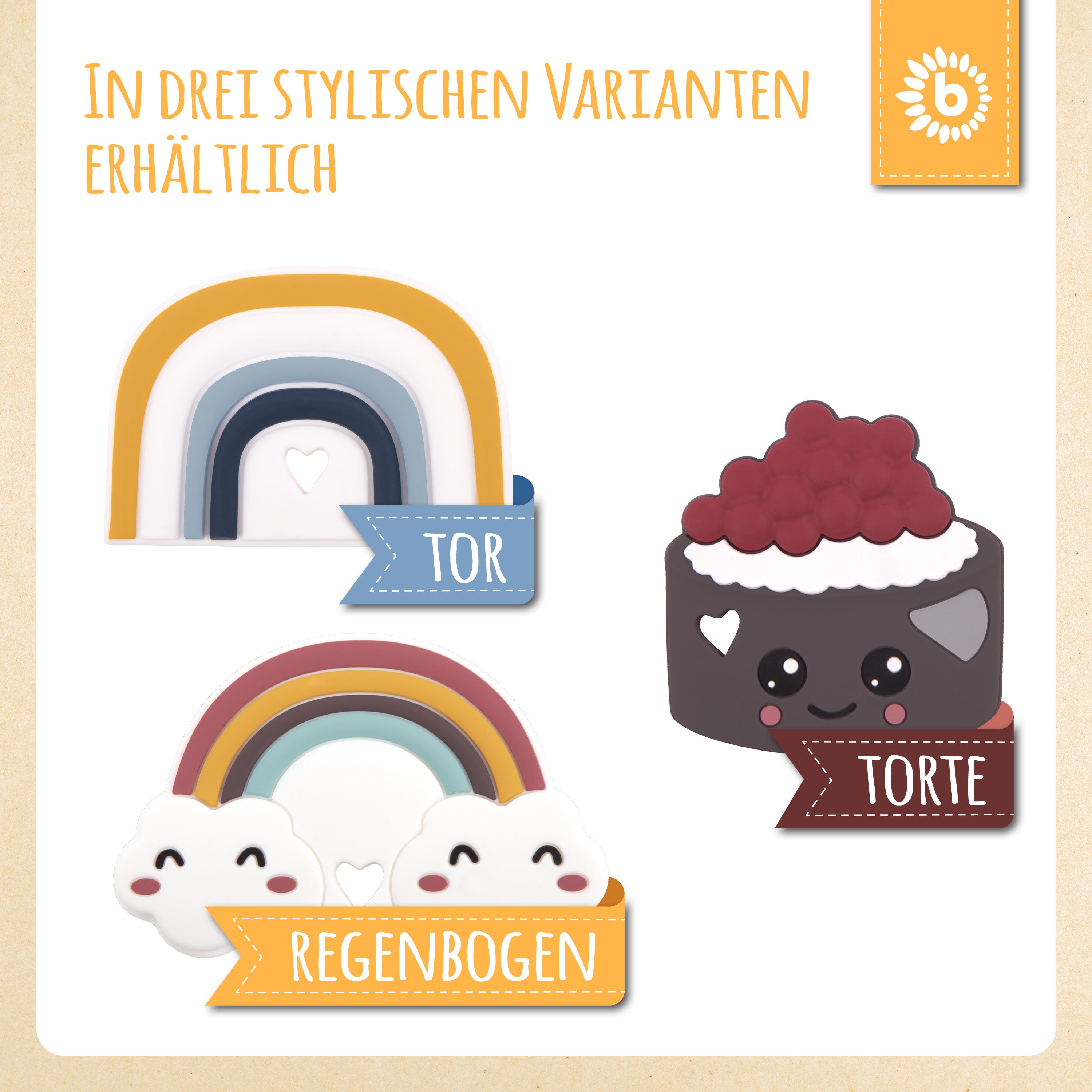 Anello da dentizione Nuvoletta in silicone