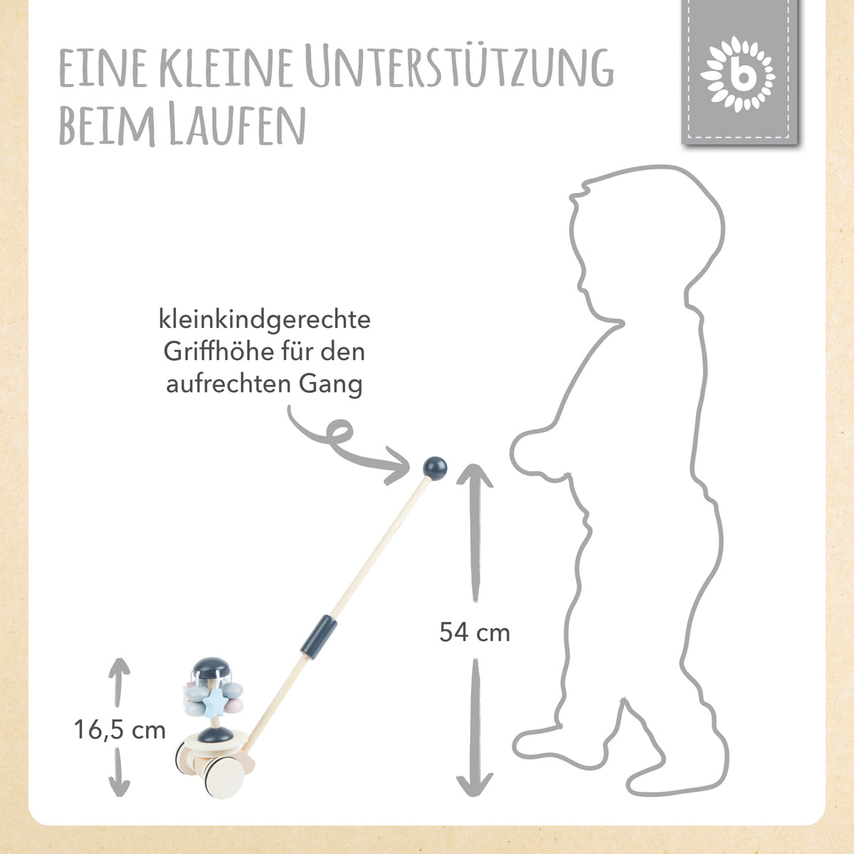 Bastone a spinta Carosello