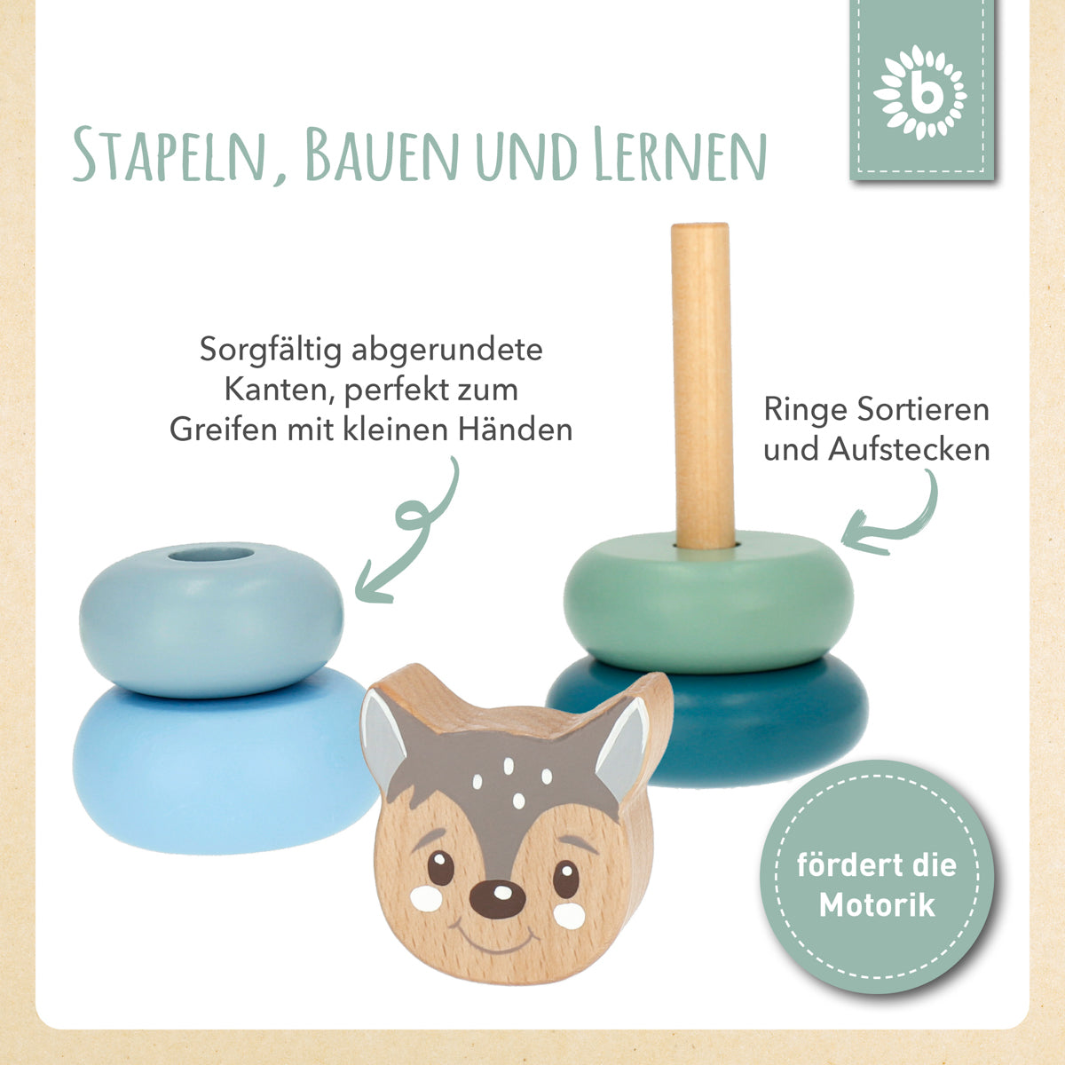 Mini torre impilabile cerbiatto