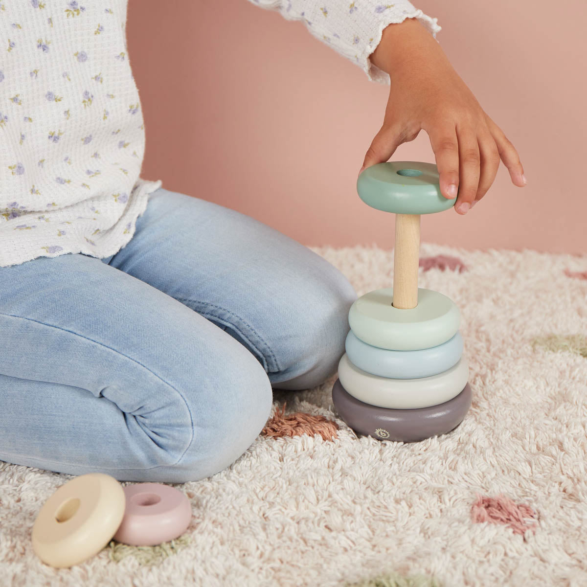 Torre impilabile rose FSC®