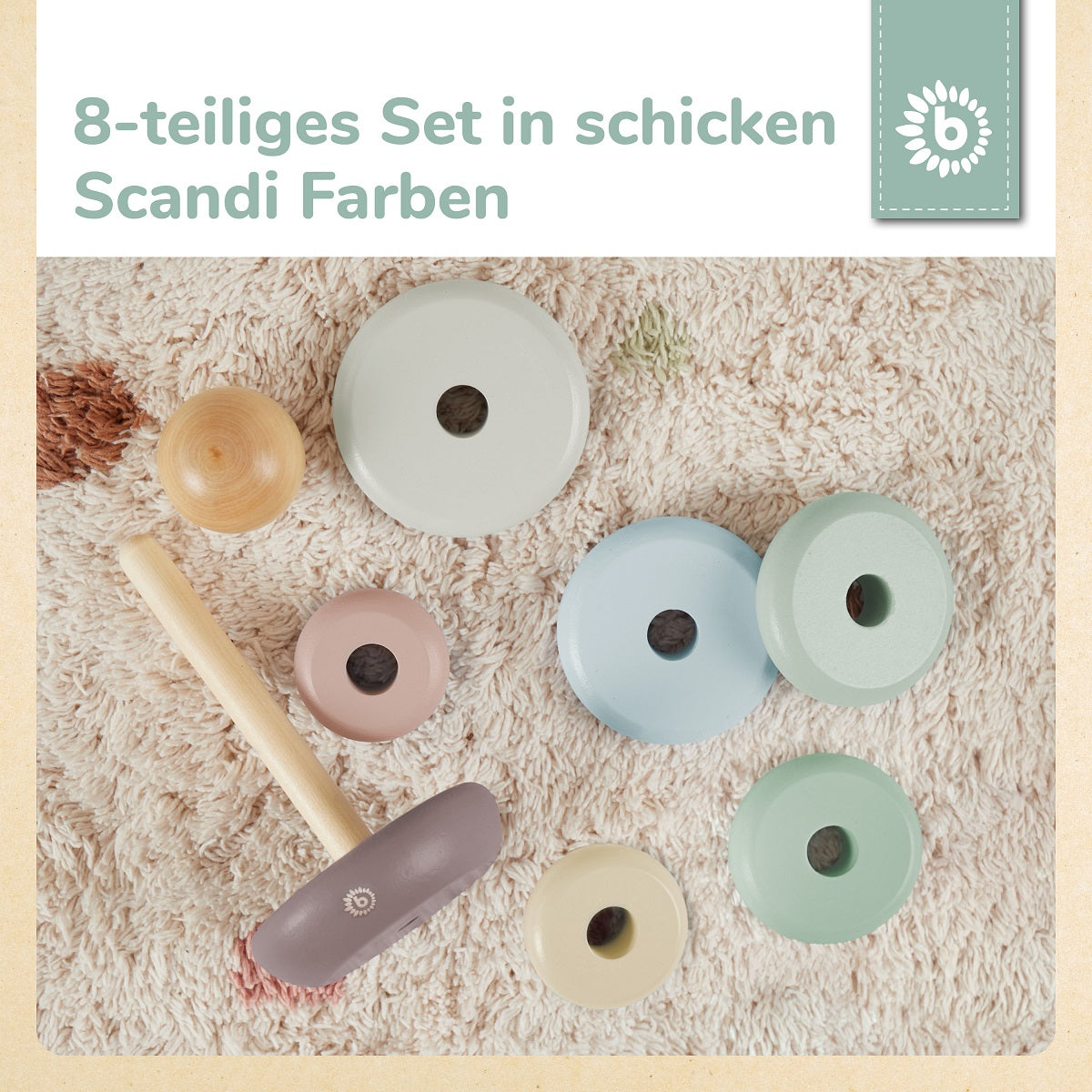 Torre impilabile rose FSC®