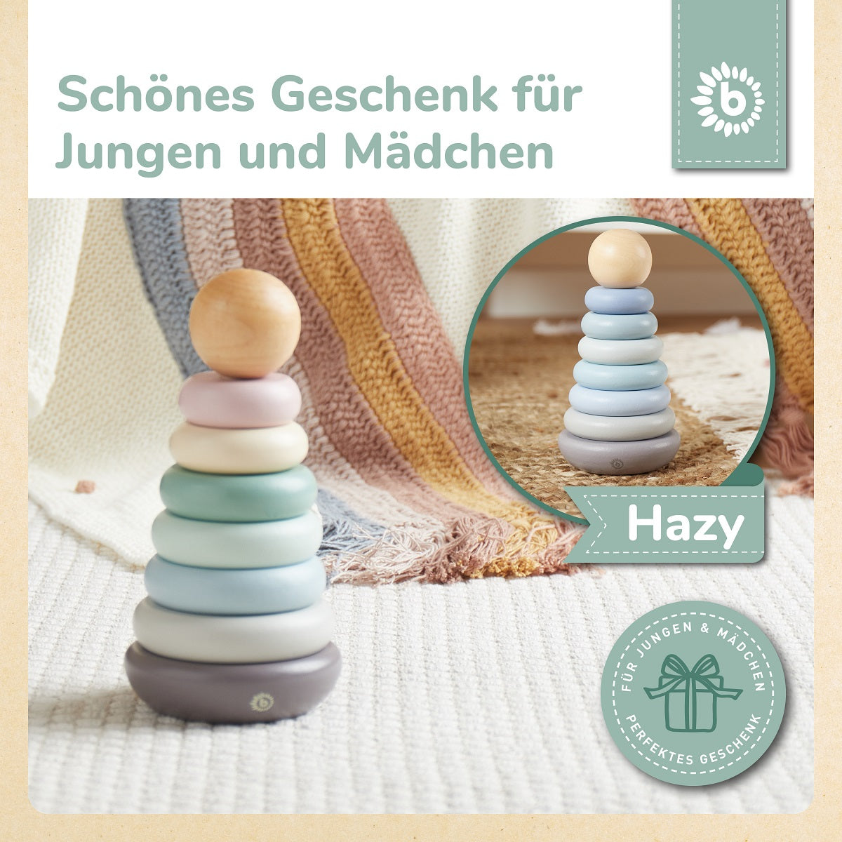 Torre impilabile rose FSC®