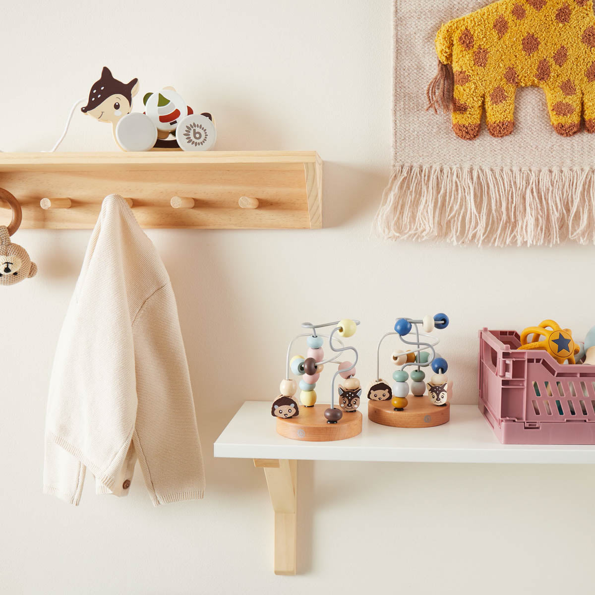 Mini labirinto di motricità animali del bosco blu