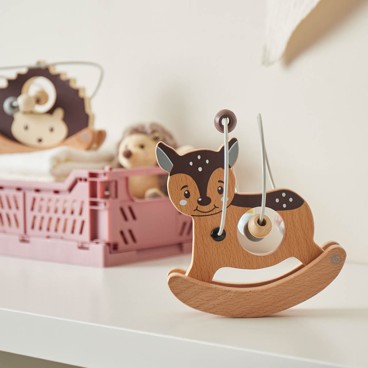 Labirinto di motricità con dondolo cerbiatto