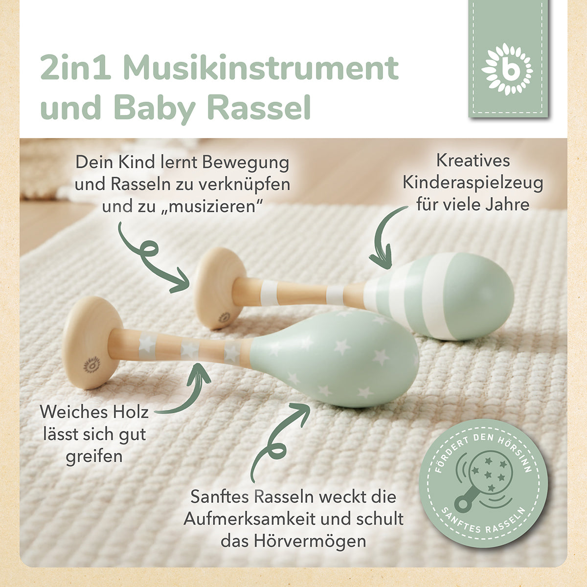 Maracas lot de 2 reef