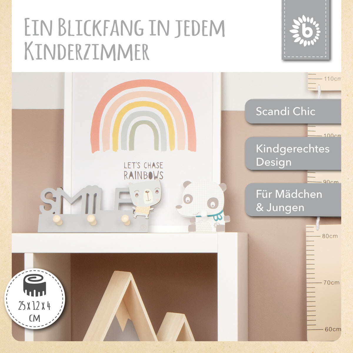 Appendiabiti da parete Orso