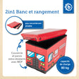 2in1 Staubox & Sitzbank Feuerwehr - FR Infographic