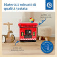 2in1 Staubox & Sitzbank Feuerwehr - IT Infographic