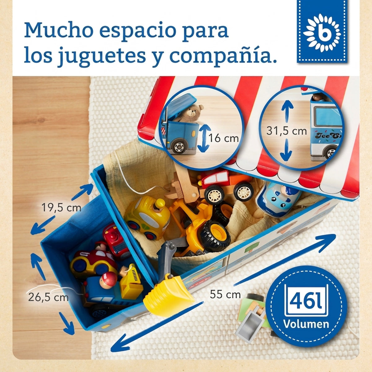 2in1 Staubox & Sitzbank Icecream - ES Infographic