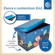 2in1 Staubox & Sitzbank Pfadfinder Camp - IT Infographic