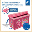 2in1 Staubox & Sitzbank Prinzessin - ES Infographic