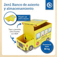 2in1 Staubox & Sitzbank Schulbus - ES Infographic