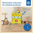 2in1 Staubox & Sitzbank Schulbus - ES Infographic