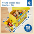 2in1 Staubox & Sitzbank Schulbus - FR Infographic