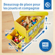 2in1 Staubox & Sitzbank Schulbus - FR Infographic