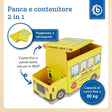2in1 Staubox & Sitzbank Schulbus - IT Infographic