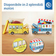 2in1 Staubox & Sitzbank Schulbus - IT Infographic