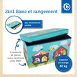 2in1 Staubox & Sitzbank Zirkus - FR Infographic