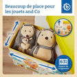 2in1 Staubox & Sitzbank Zoo - FR Infographic