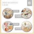 2x Kindertisch Silver & 4x Kinderstuhl Silver - IT Infographic